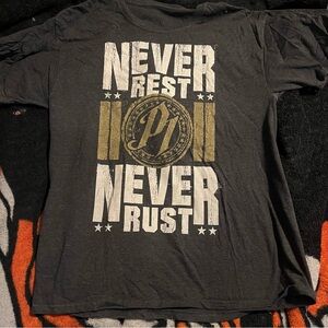 WWE AJ Styles Never Rest Never Rust Tee Shirt